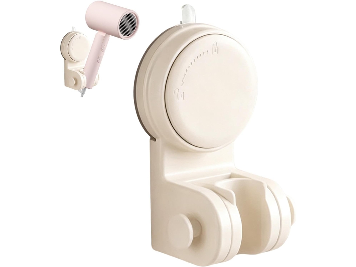 Suporte para Chuveiro com Ventosa, Ajustável e Giratório, para Uso com Chuveiro Higiênico