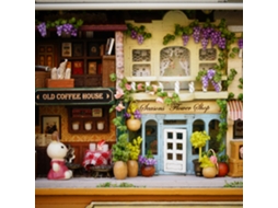 Ats caja Teatsro de Madera Divertida Diy Miniatsura Casa de Muñecas Modelo Decoración Hogar Juguete Regalo Niños