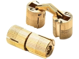 Conjunto De 4 Dobradiças Cilíndricas Latão E Cobre Para Móveis, Com 8a 18mm De Diâmetro, Para Portas E Armários 10mm