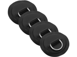 Conjunto De 4 Argolas Em D Para Caiaque Inflável E Prancha De Stand Up Paddle, Laços Multifuncionais