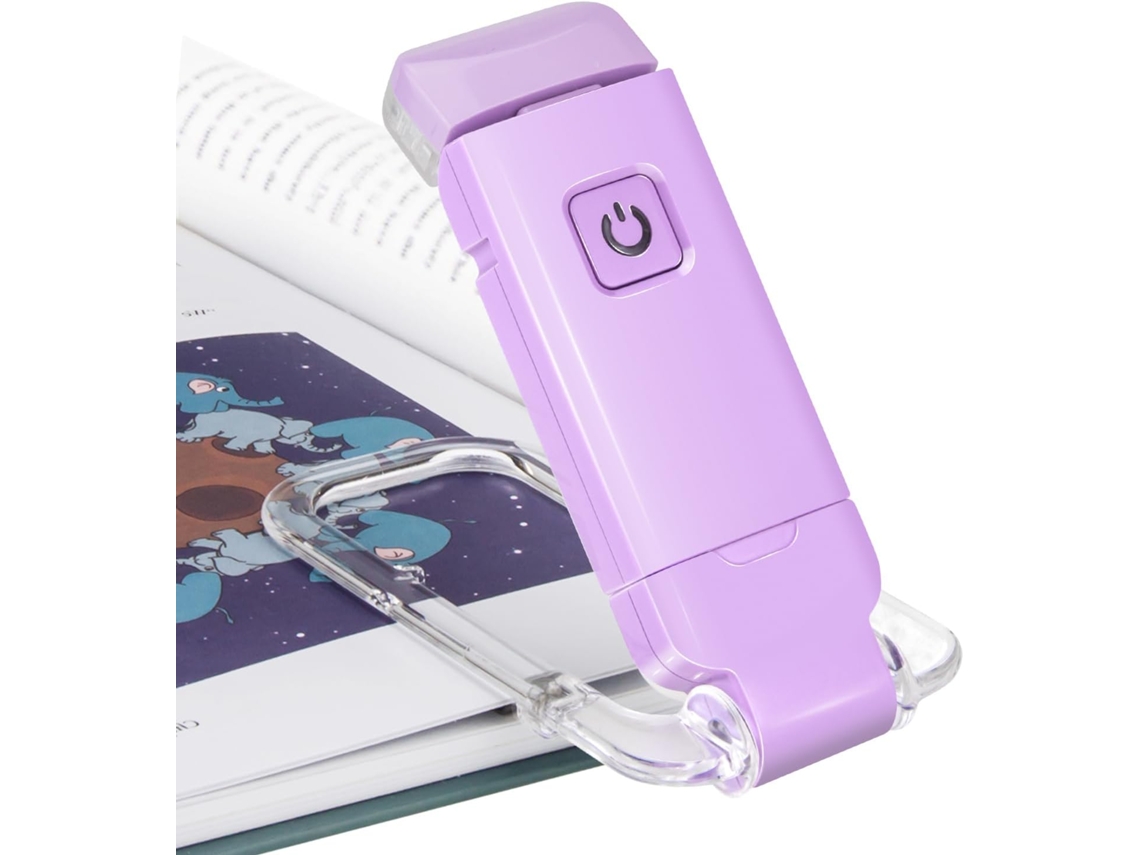 Luminária De Leitura Led, Intensidade Regulável, Clipe, Para Estudo, Cabeceira, Trabalho, Artesanato Ou Viagens