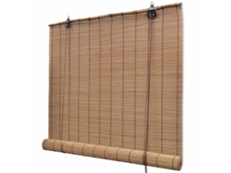 Estore De Enrolar 100 X 160 Cm Bambu Castanho