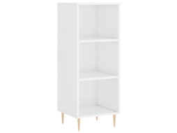 Aparador Branco Brilhante MAISON EXCLUSIVE Derivados de Madeira 34,5x32,5x90 cm