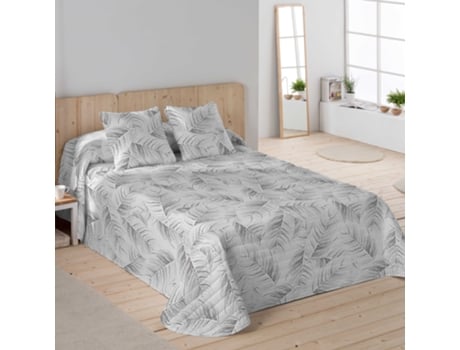 SANDAL Colcha Bouti Estampada Microfibra Peso 70 Gramas Cama 180 Acanto Stone