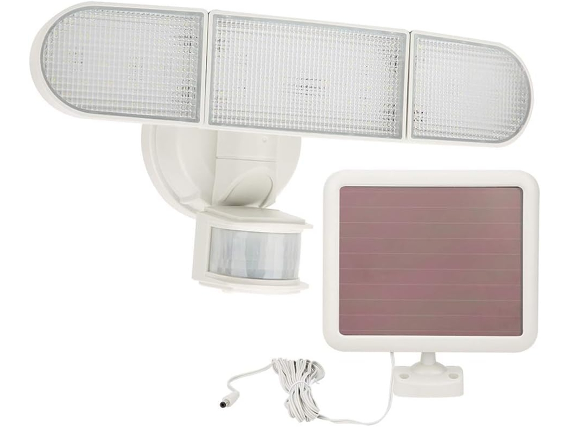Luminária De Parede Solar, Estilo Retrô, Em Alumínio, Com Vidro