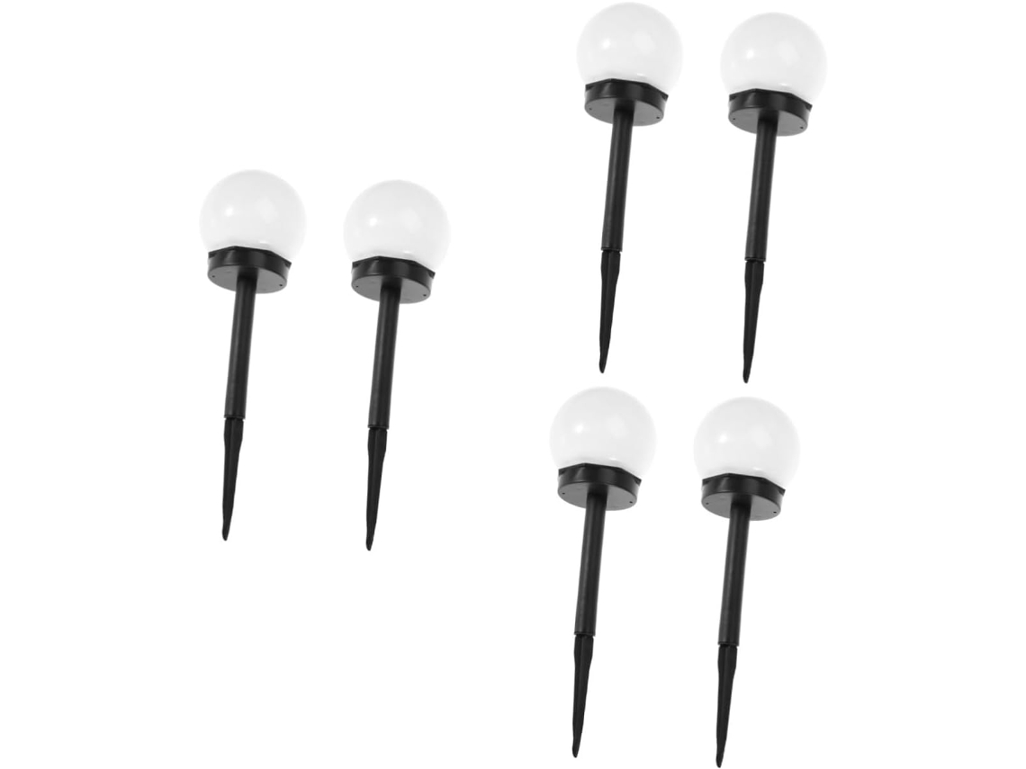 Conjunto De 6 Luzes Solares De Jardim À Prova D'água