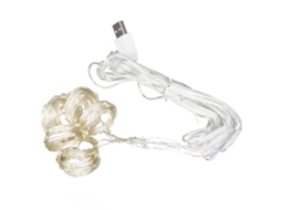 Luz De Fio De Cobre Led Usb 3x2m Lâmpada Decorativa Para Decoração De Natal, Casa E Festa
