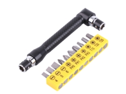 Chave Allen em formato L 1/4 Polegada com cabeça dupla e bits Fenda | S/BRAND