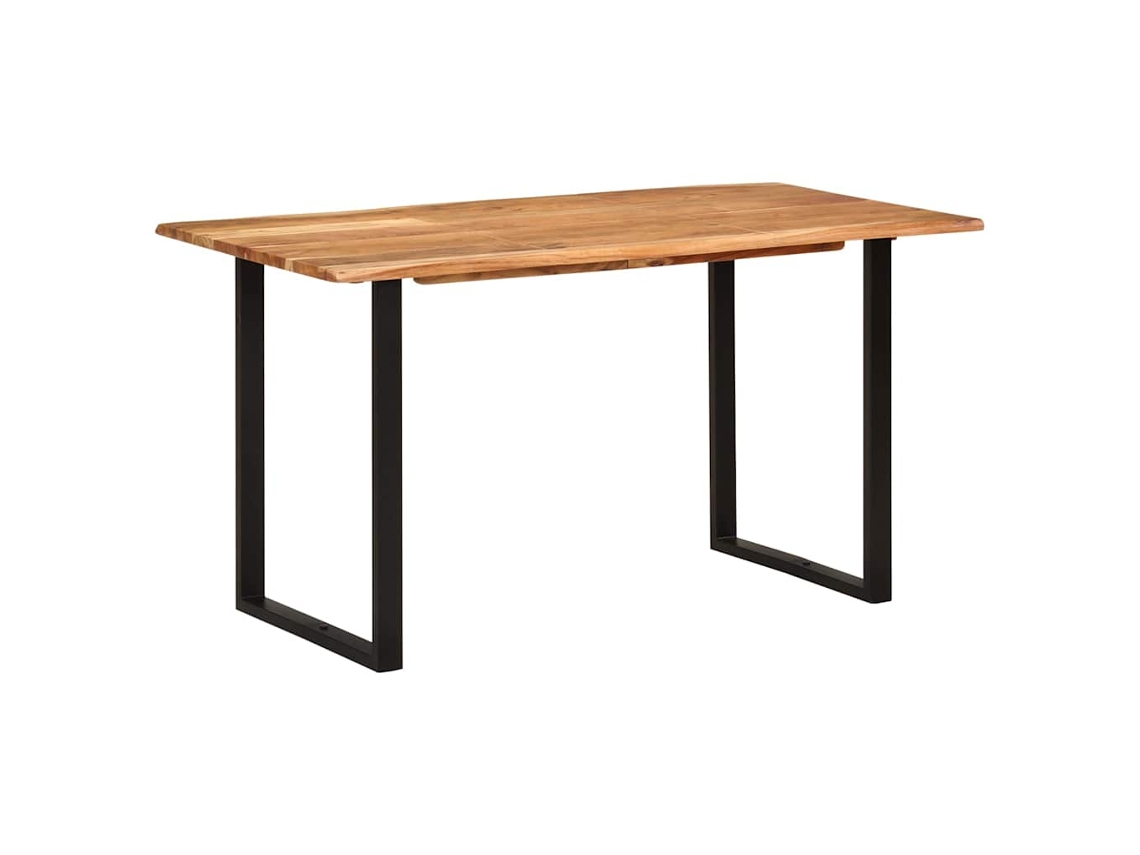 Vidaxl Mesa De Jantar 140x70x76 Cm Madeira De Acácia Maciça
