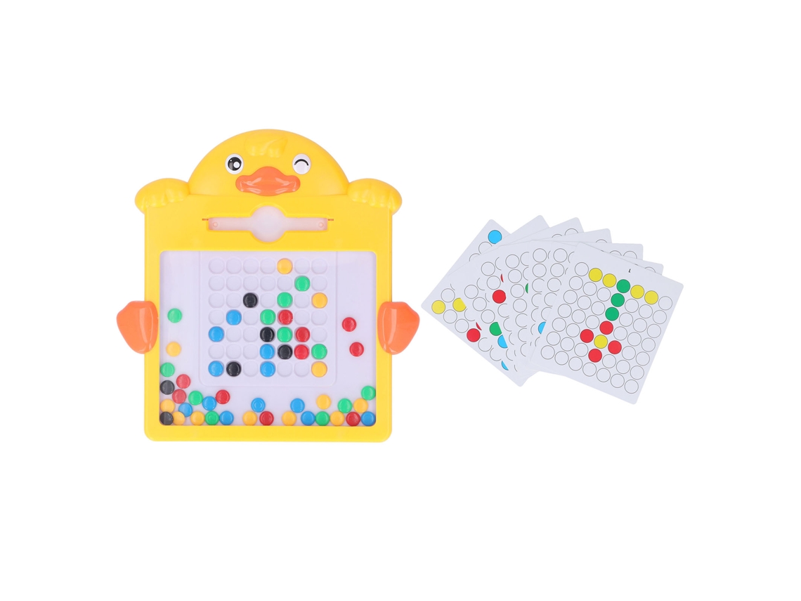 Ats pizarra Magnética para Crianças com Lápis e Pérolas Coloridas Tabuleiro Doodle Educatsivo