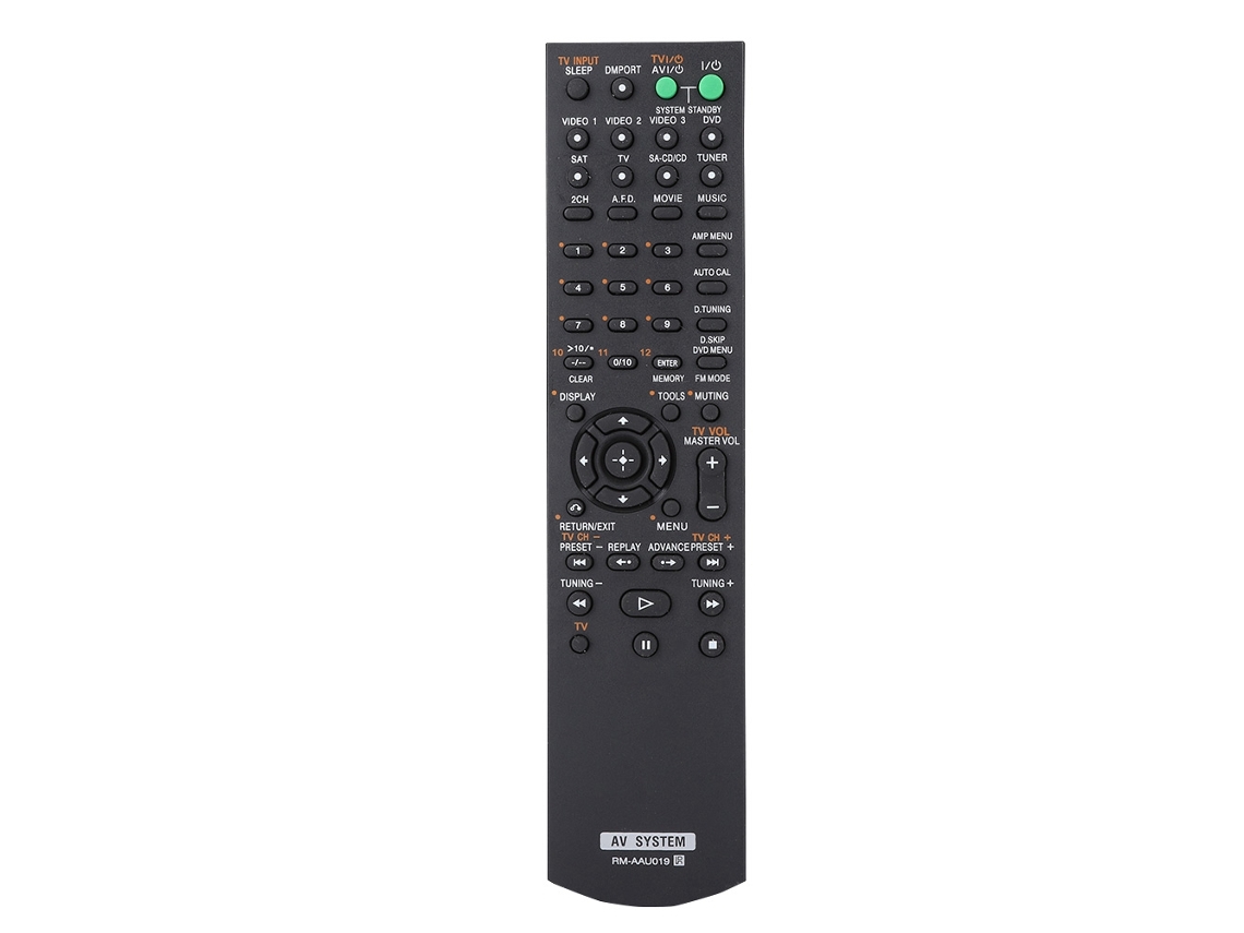 Controle Remoto Cd Sem Fio Multifuncional Para Sony Rm Aau019