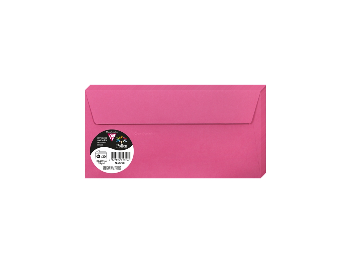 Envelope CLAIREFONTAINE Pollen Dl X20