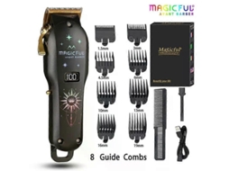 Máquina De Corte De Cabelo Nova Moda Arco-íris Barbeiro Profissional Máquina De Cortar Cabelo Aparador Elétrico Recarregável Para Homens Crianças