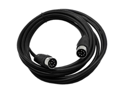 Cabo Adaptador de Áudio com Pinos Din Macho para Monitoramento Computadores Veiculares e Televisores. AQUAFORGE