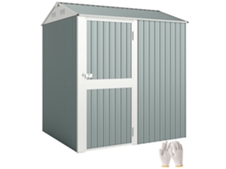 Galpão Metal 3,5 M² 209x177x236 Cm, Ferramentas Trancável Com Ventilação