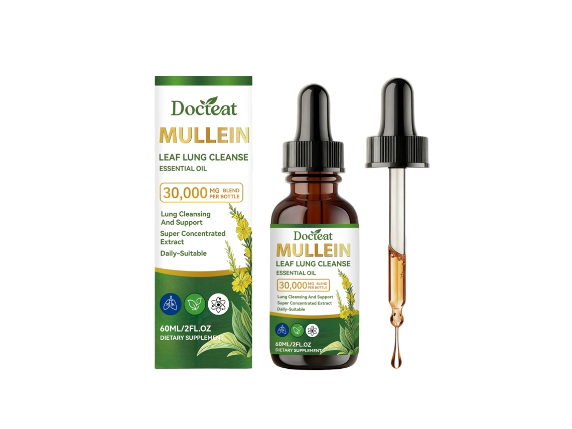 Gotas Herbais Docteat para Limpeza e Nutrição Corporal Portáteis Diárias