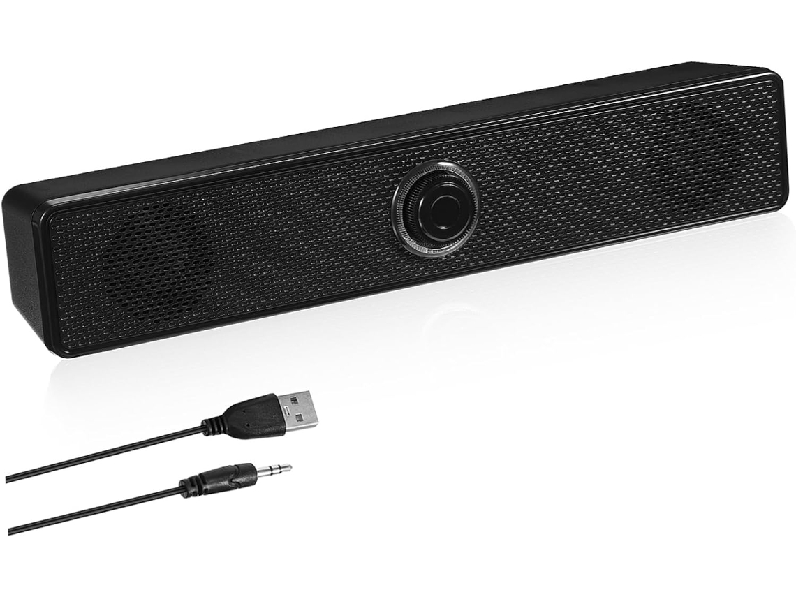 Barra De Som Estéreo Portátil Para Computador, Celular E Tablet, Elegante Para Casa E Escritório. Gokoco