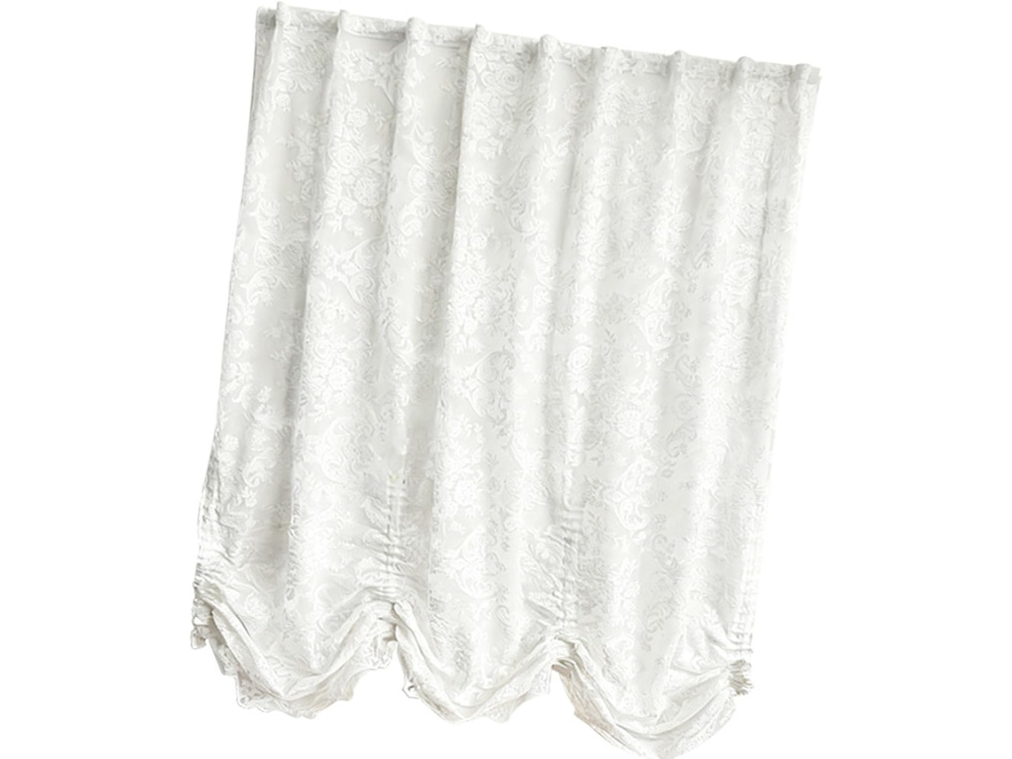 Cortina De Janela Elegante Em Renda De Poliéster, 100 X 120 Cm, 130 X 150 Cm Ou 150 X 220 Cm
