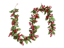 Guirlanda de Natal com Frutos Vermelhos 1,8m Nova Line