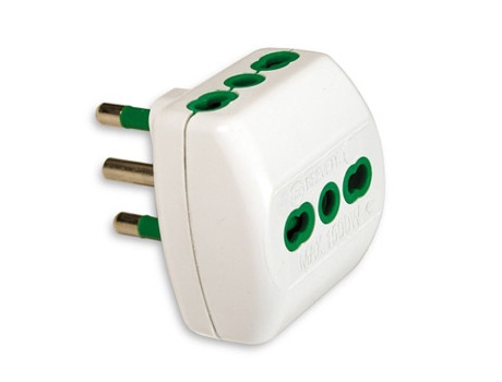 87180 Adaptador de plugue elétrico tipo L branco Fme (it)