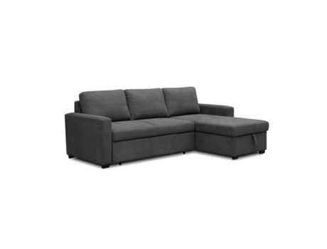 Sofá Saira Gris 229 X 93 X 153 Cm DUEHOME