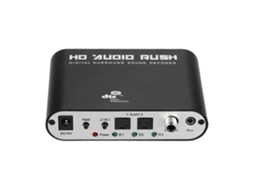 Aetheria decodificador de Áudio 5.1/2.1 Canal Audio Rush Spdif Coaxial Dts/ac 3 para Dvd Player Xbox 360