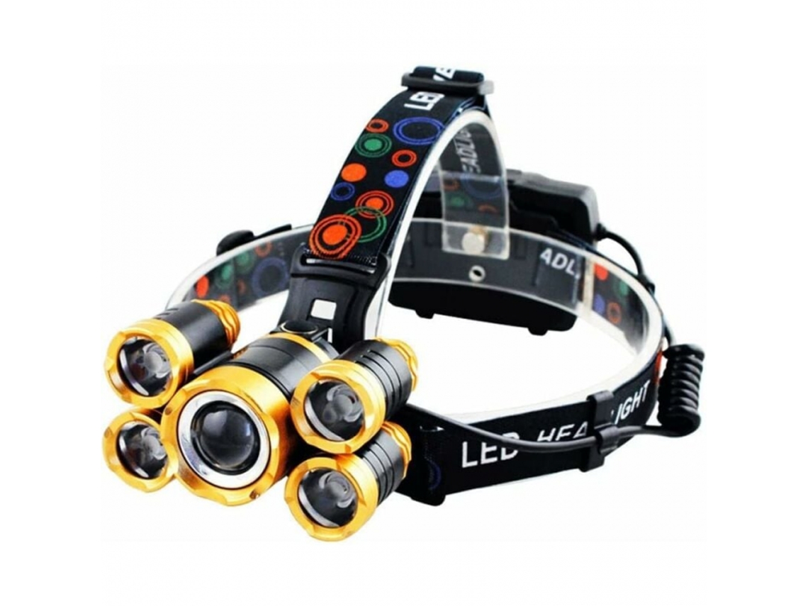 Lanterna de Trabalho LED Recarregável USB, 4 Modos BRILVIBERA