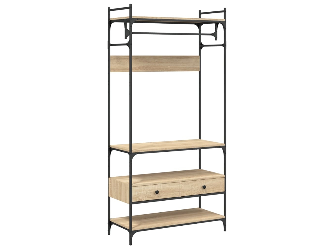 Roupeiro Derivmadeira Sonoma VIDAXL Castanho (89x39x1845cm)