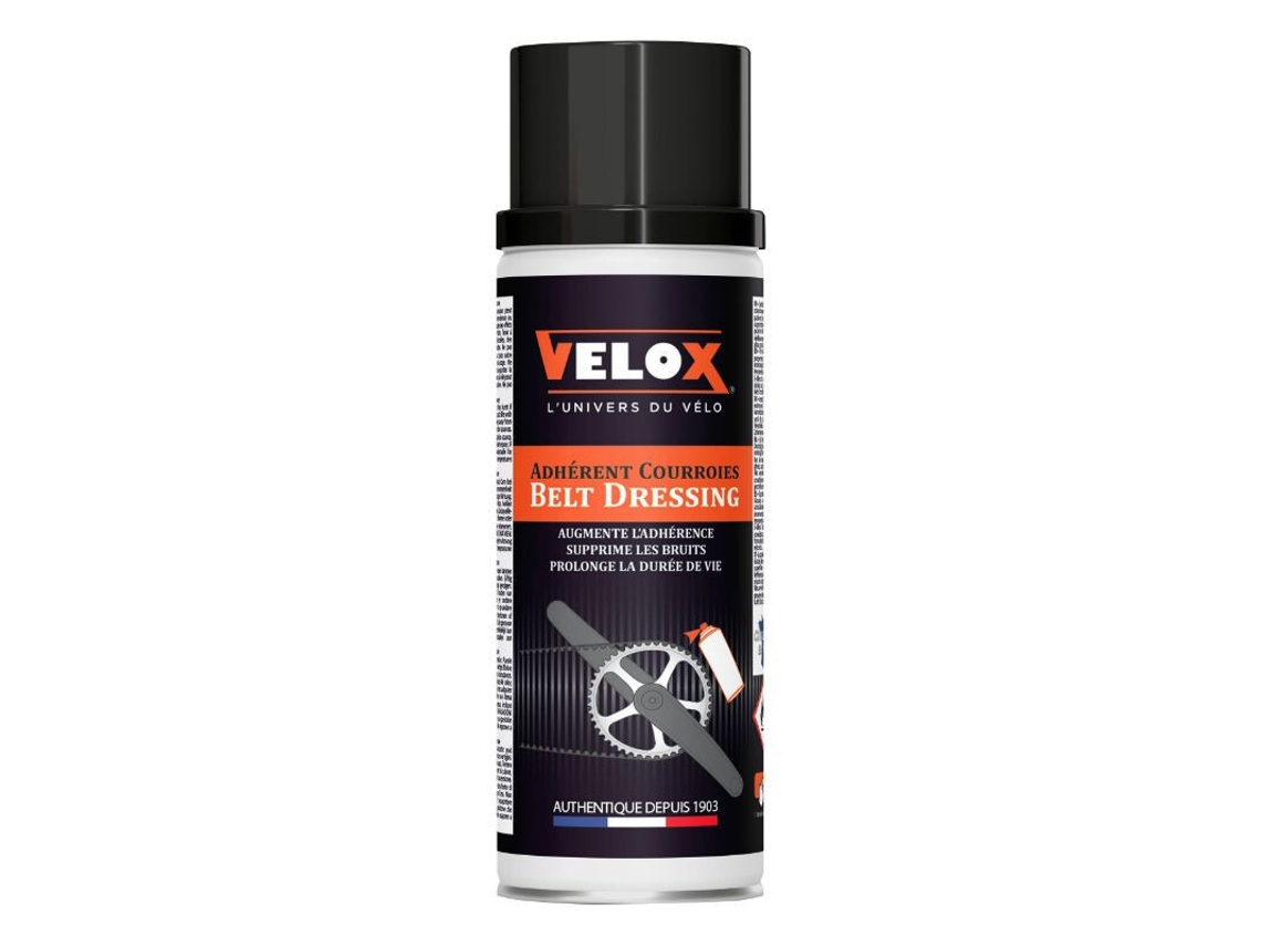 Lubrificante para bicicletas com aderência da correia VELOX