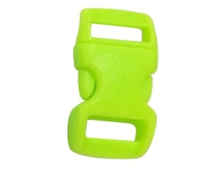 10 fechos de plástico (ideal Créacord) 3cm - Verde - Créacord