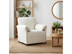 Vidaxl Sofá De 1 Lugar Creme 88 X 83 X 95 Cm Veludo