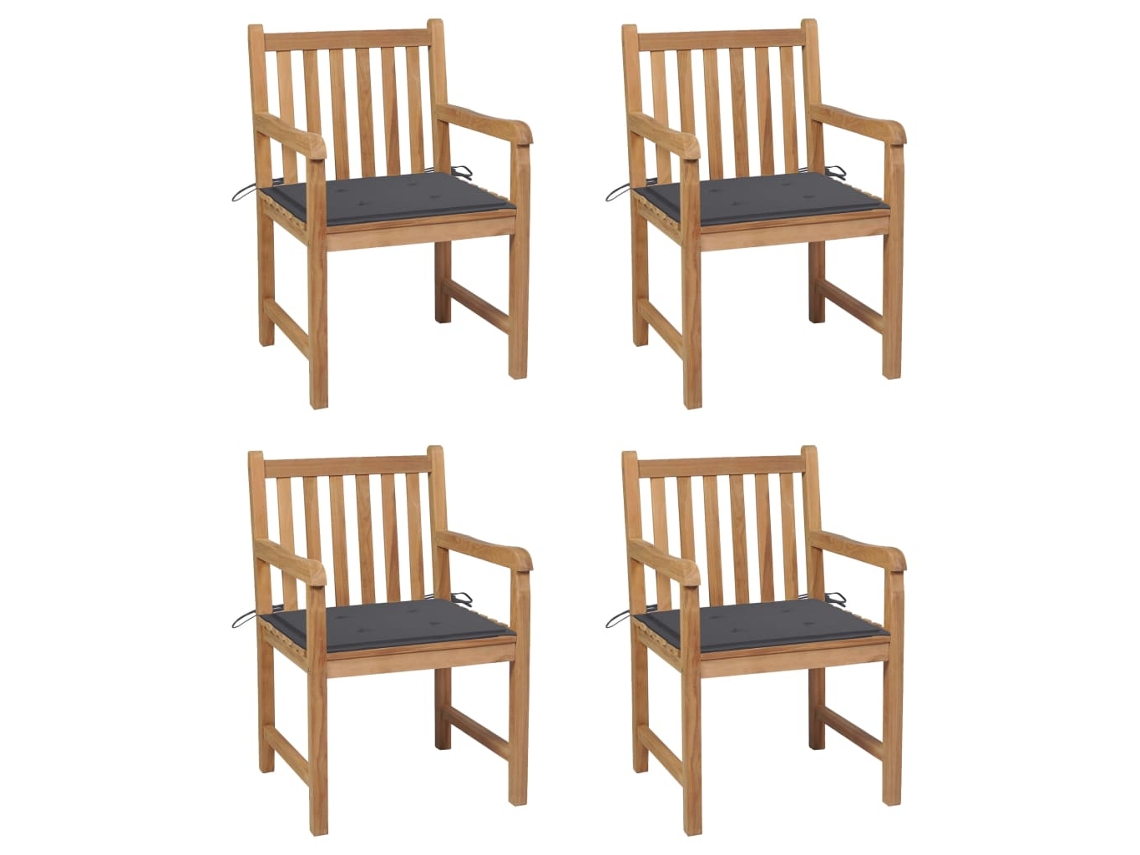 Garden Chair, Garden Chairs Vidaxl Antracite Madeira (n/a)