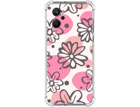 Capa Realme 9i TUMUNDOSMARTPHONE Desenhos Antigolpes Flores 09 Multicor
