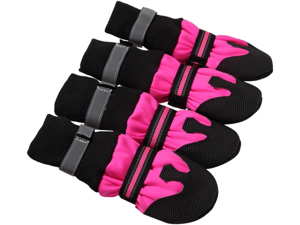 Botas Antiderrapantes E Quentinhas Cães Yarnow, Conjunto Com 1par, Tamanho Xxl