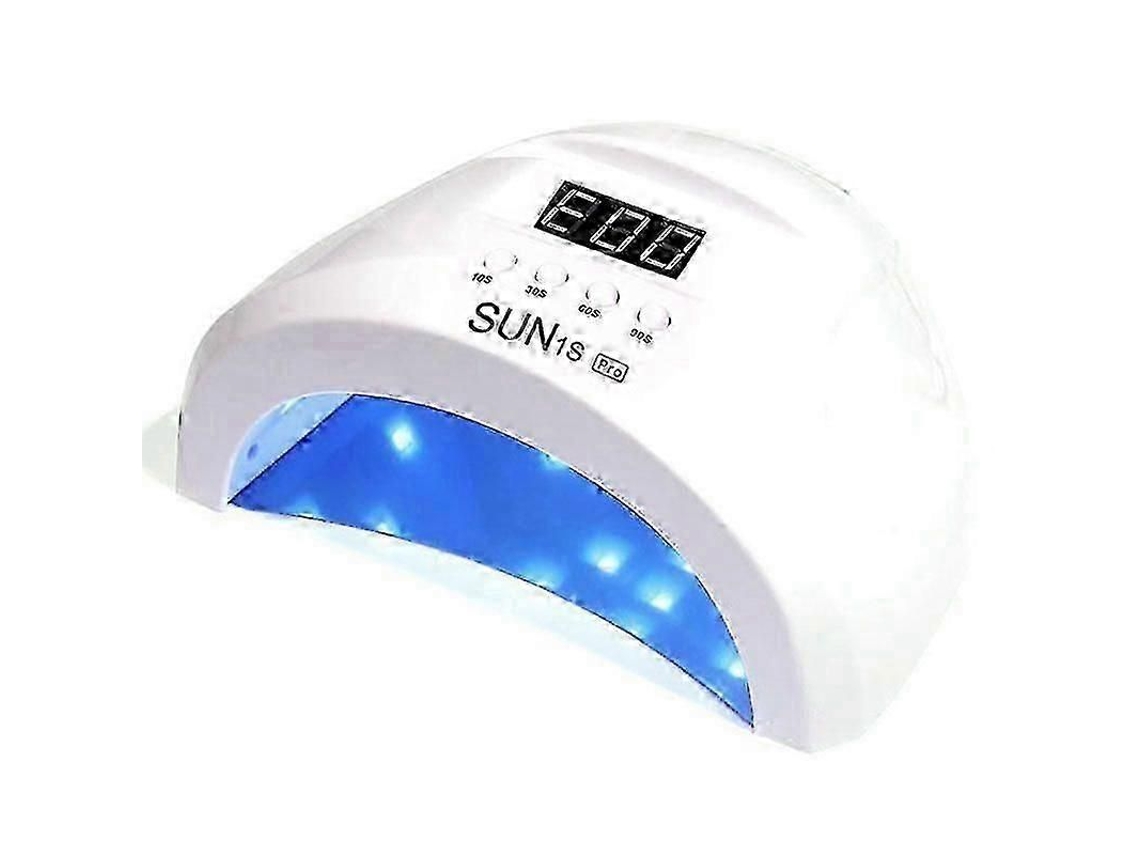Secador de Unhas Led Sun 1s com 30 Grânulos Uv para Pós Polimento Gel, Máquina Fototerapia Arte 48w GOKOCO