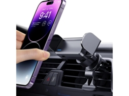 Suporte Para Celular Na Saída De Ar Do Carro, Smartphones De 4,7 A 6,1 Polegadas, Preto (preto)
