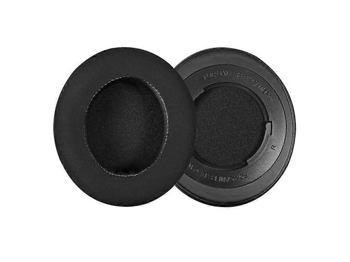 1 Par De Almofadas De Substituição Rotativas E De Encaixe Para Razer Kraken Pro V2, Pretas, Couro Proteico, Tecido De Seda Gelada Ushion