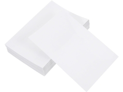 Folhas de PVC autoadesivas Garneck, 100 unidades, para laminação de fotos e documentos. Película protetora antirreflexo ideal.