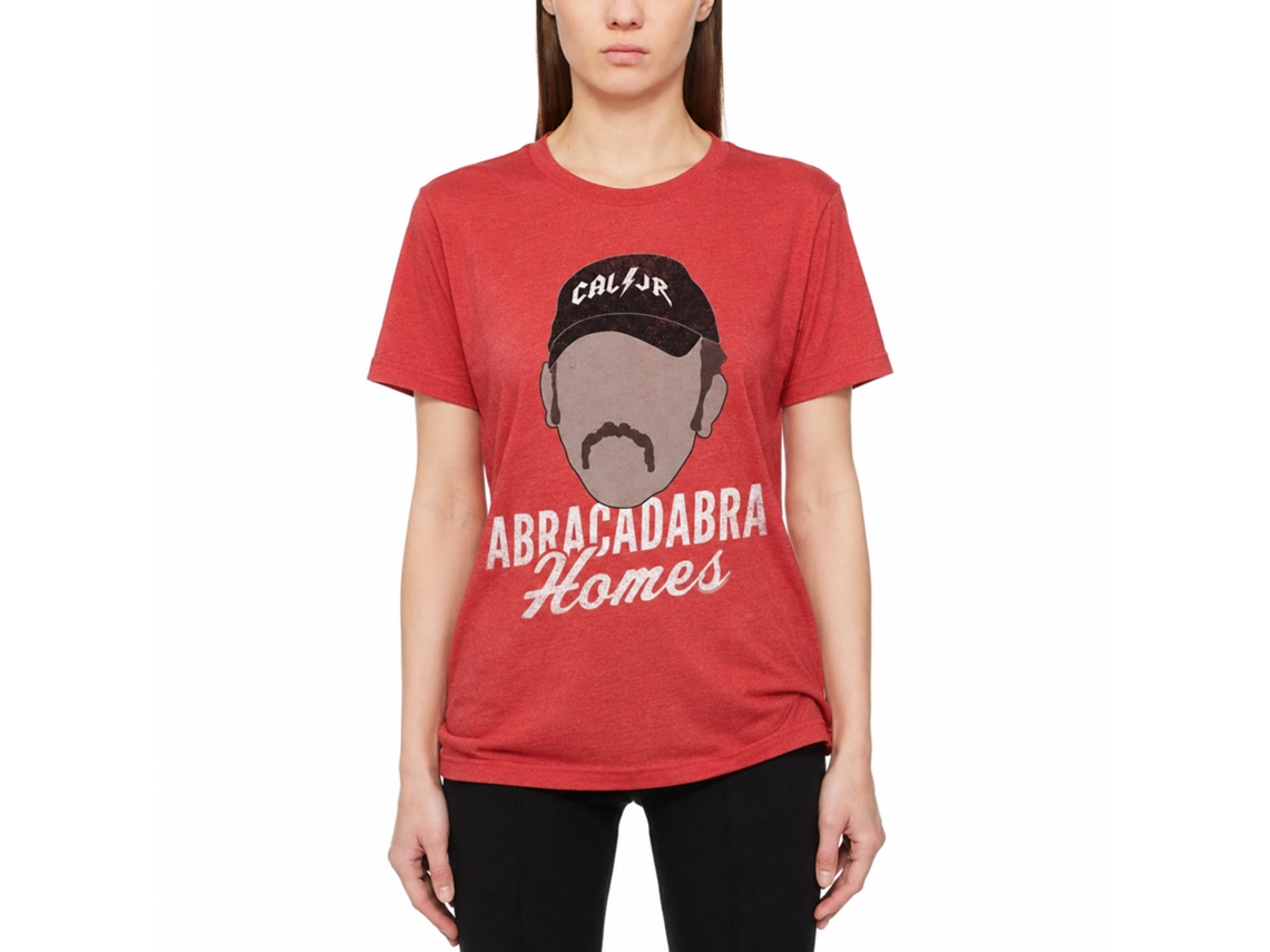 Rockinstone Talladega Nights Abracadabra Homes Red Heather T-shirt Size:l