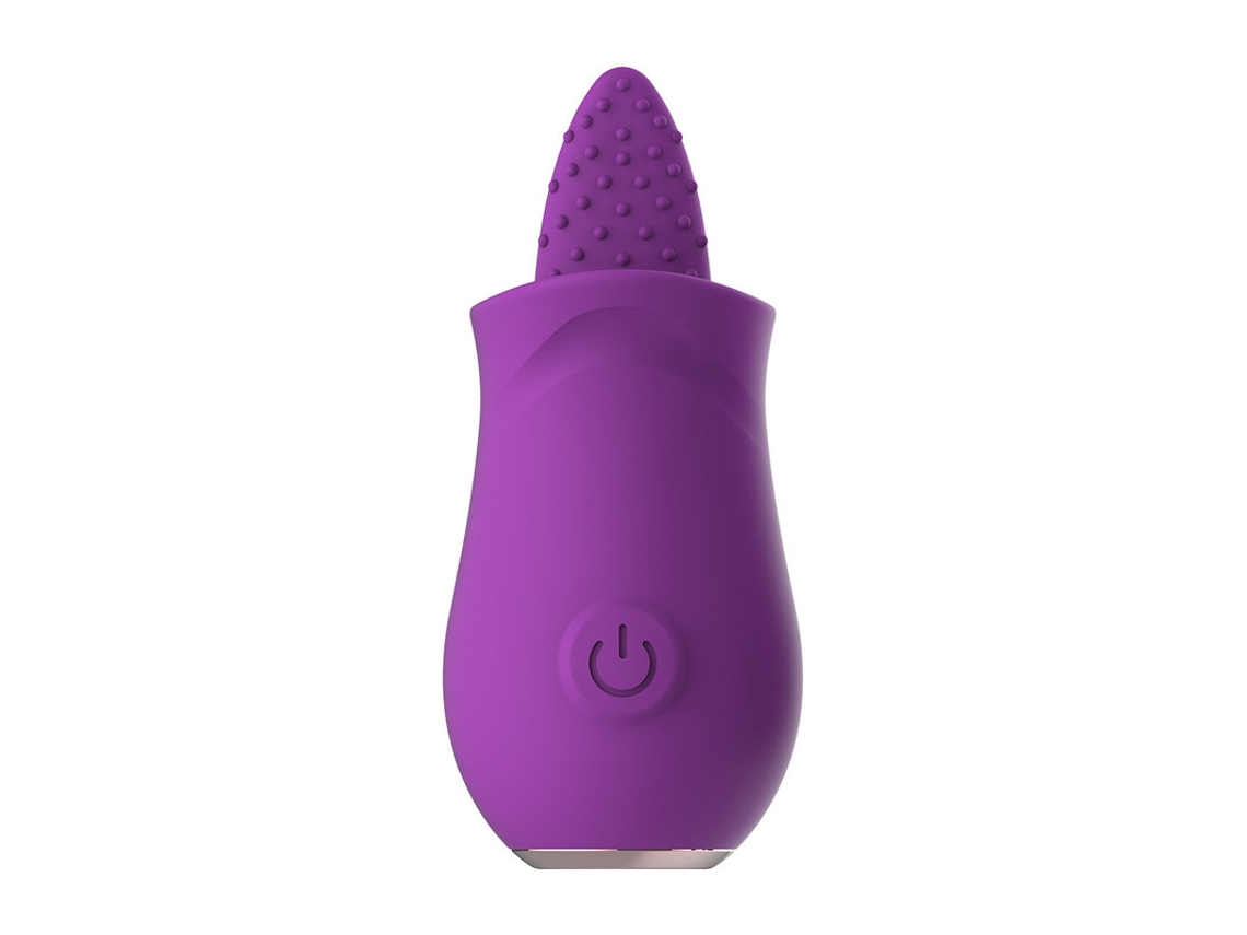 Vibrador De Massagem De Lamber A Lngua De 10 Frequncias Para Mulheres (roxo) Bestvite