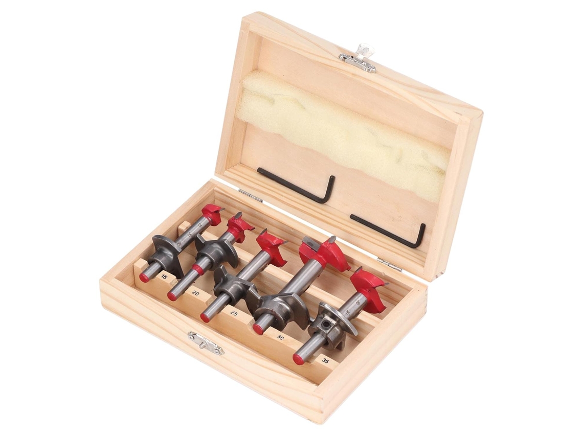 Conjunto De Brocas Forstner De Aço Tungstênio Com