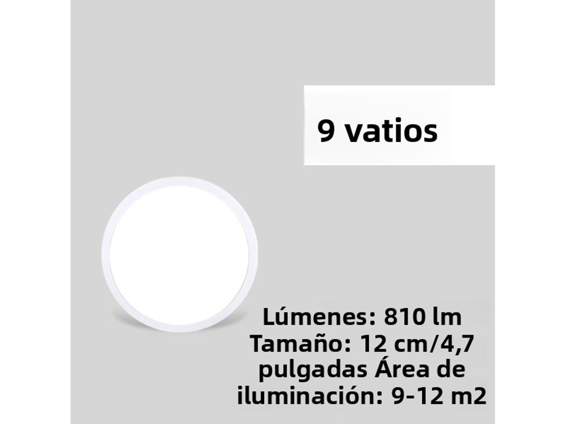 Painel Decorativo de Led Ultrafino de 2,2 Cm para Teto, Econômico e Sem Cintilação. MDUG (luz Fria de 9 W)