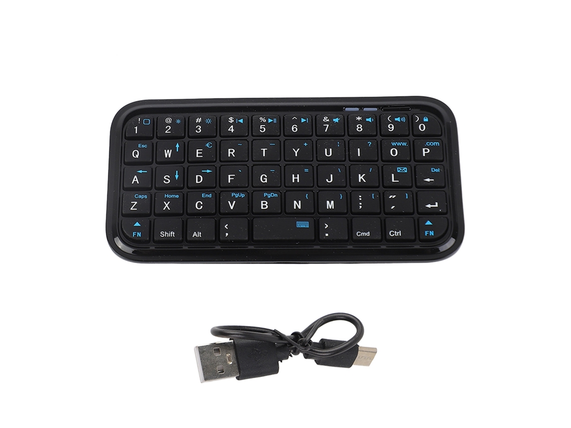 Teclado Bluetooth Mini Portátil com Bateria Recarregável para Android, Smartphone e Tablet