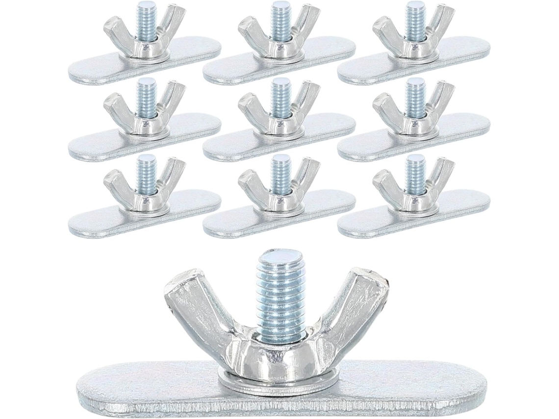 Kit De 10 Peças Para Instalação Grelha Ventilação Deslizante Em Ar Condicionado Zerodeko, Parafusos M5 E Para Instalação