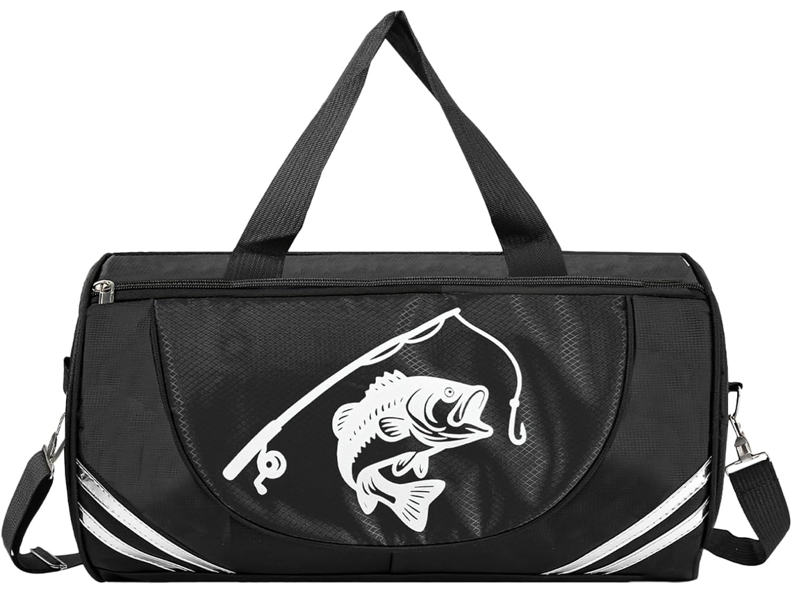 De Pesca, Bolsa Esportiva Com Alça De Ombro Ajustável De Pesca De Ombro Para Atividades Ao Ar Gokoco