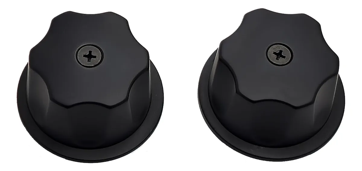 Puxadores De Chuveiro Pretos Modernos Queen Standard 2 Peçasvayotoy