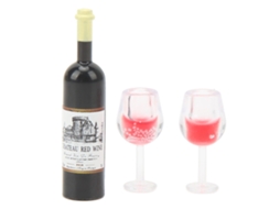 Mini Vinho Tinto Casa Boneca 1:12 LAXISCREED