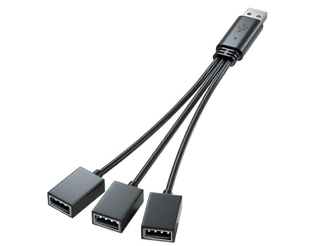 Cabo De Alimentação Usb 3 Em 1, Cabo Divisor Usb E Cabo De Dados Para Ventiladores E Mouses Usb. Nostalgia88