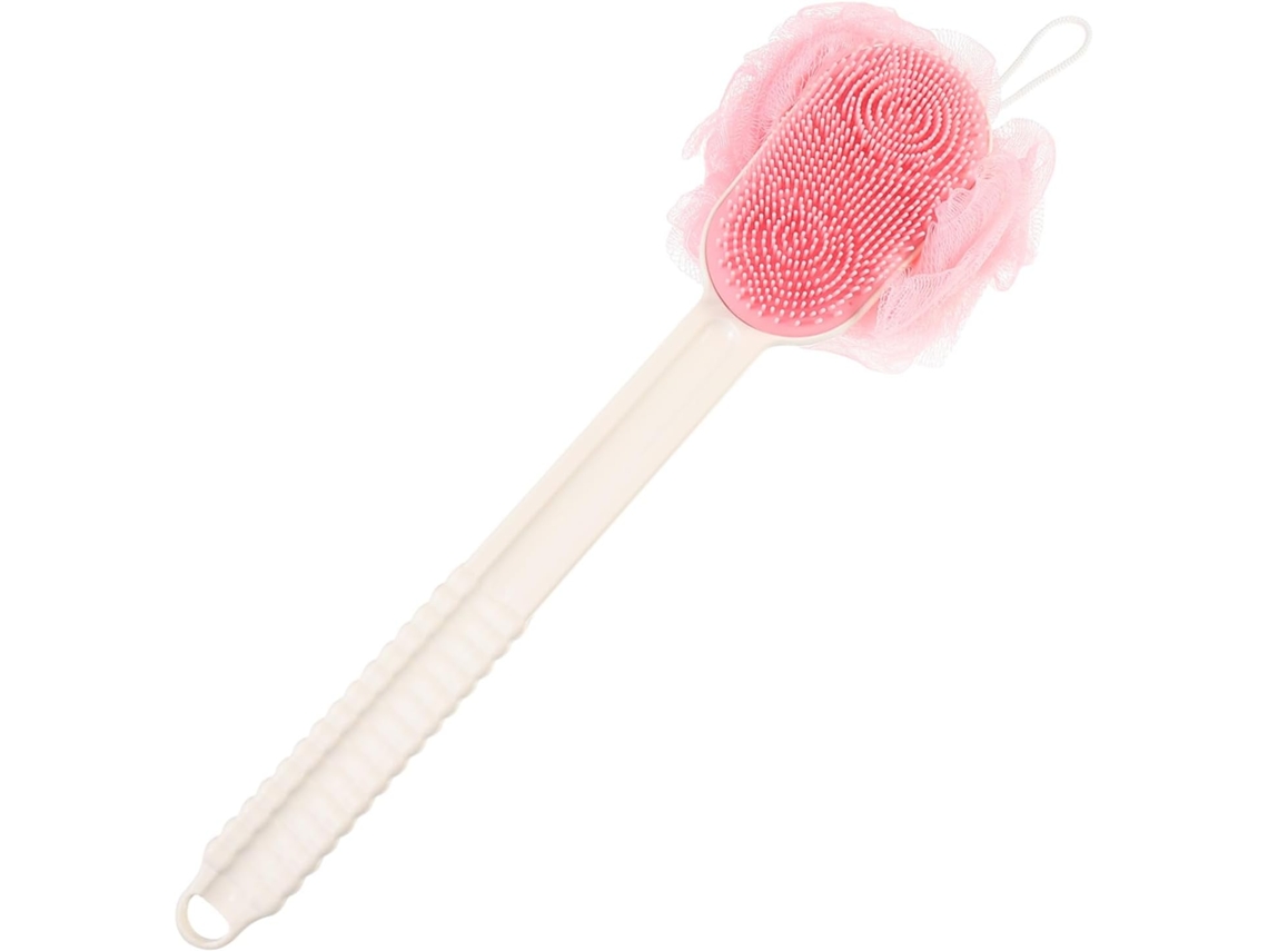 Escova De Costas Silicone Lifkome Com Cabo Longo, Esfoliante Corporal Para Banho E Corpo, Para Homens E Mulheres