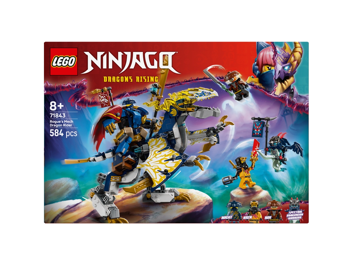 LEGO Ninjago: Mech Piloto de Dragões do Rogue - 71843